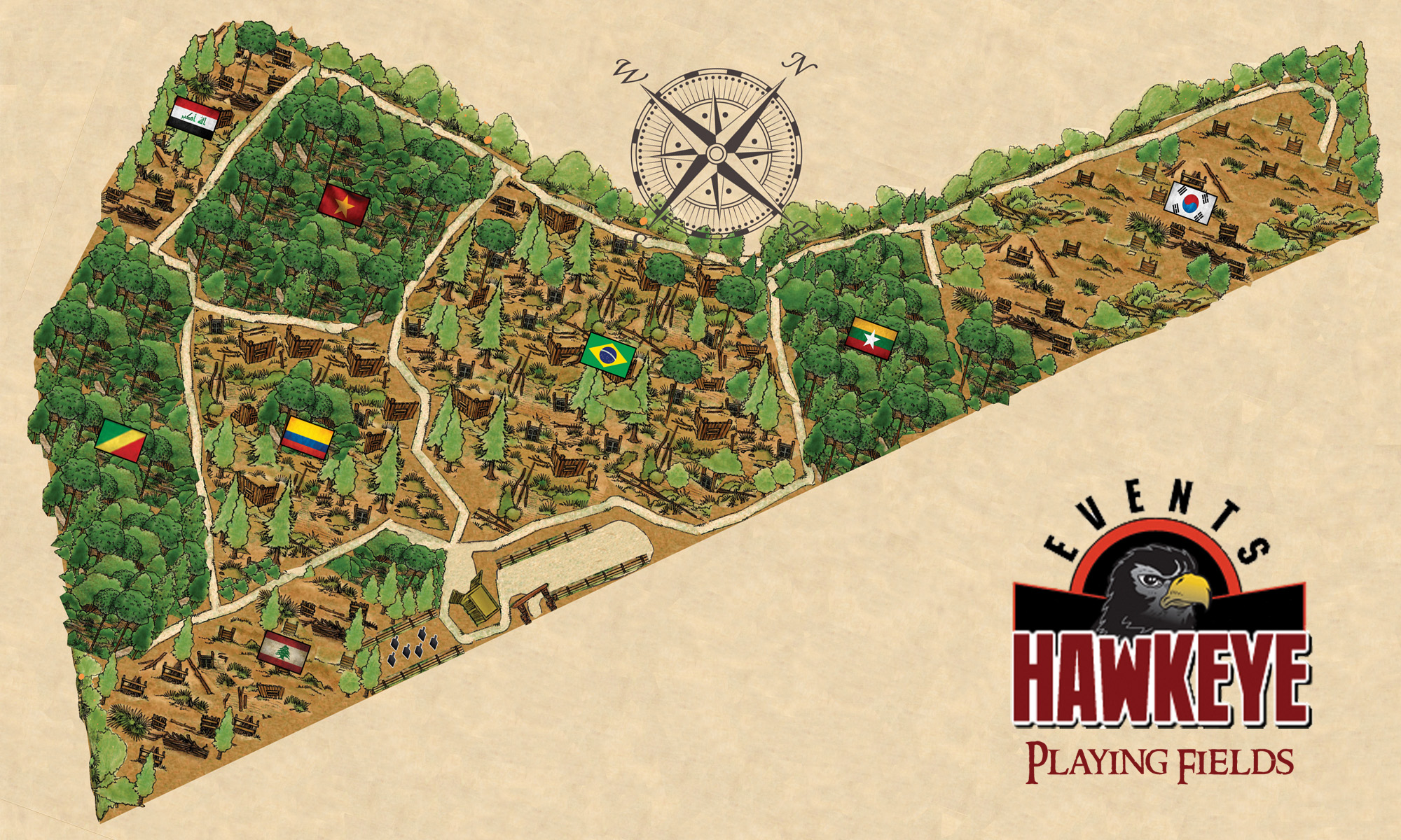 Hawkeye Paintball Paintball Wedde, Groningen, Niederlande